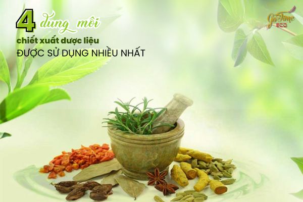 Dung môi chiết xuất dược liệu thông dụng nhất